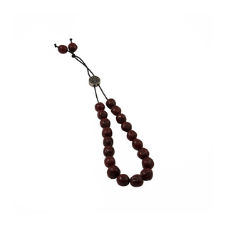 Unisex Religious Rosary DR0014 KRAMAJEWELS Metal and Nutmeg of Lebanon