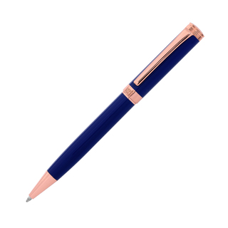 Unisex Pen Visetti FO-PE035R Steel 316L-Pink Gold IP-Blue