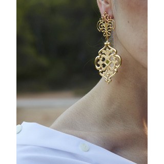 Handmade Earrings ADELAIDE Desperate Design Bronze-Gold Plating