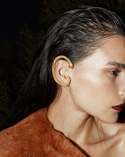 Women's Cuff Earring AGE Bronze Gold Plated Desperate Design