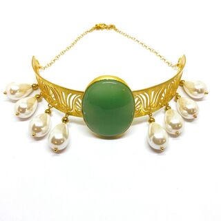 Γυναικείο Κολιέ Oiantheia Choker Μπρούντζος Desperate Design