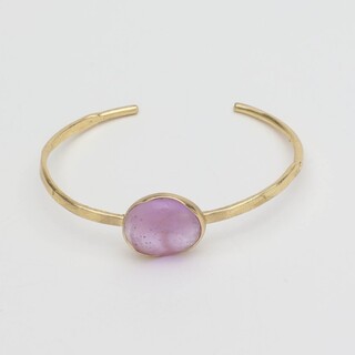 Women's Handmade Bracelet Kiss | GB1830 Kalliope Brass- Cast Resin