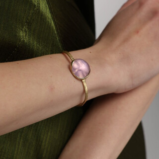 Women's Handmade Bracelet Kiss | GB1830 Kalliope Brass- Cast Resin