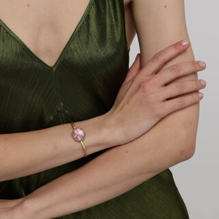 Women's Handmade Bracelet Kiss | GB1830 Kalliope Brass- Cast Resin