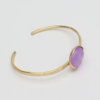 Women's Handmade Bracelet Kiss | GB1830 Kalliope Brass- Cast Resin