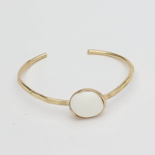 Women's Handmade Bracelet Kiss | GB1830 Kalliope Brass- Cast Resin