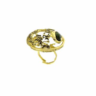 Women's Handmade Specter  Ring GD1383 Kalliope Brass