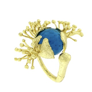Women's Handmade Fecundity Ring GD1579-101-210  Kalliope Brass-Resin