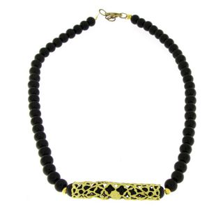 Woman necklace onyx-lattice GK1267