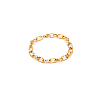 Women's Bracelet With  Pearls Visetti HT-WBR037G Steel 316L-Gold IP