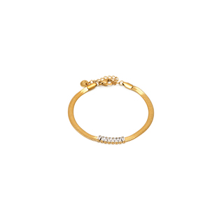 Women's Bracelet Visetti HT-WBR060G Steel 316L Gold IP With White Crystals