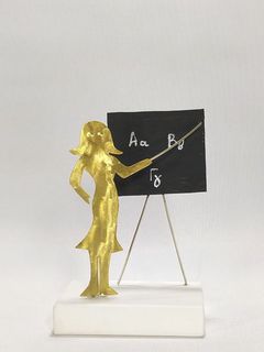 Micro sculpture "Teacher-Woman"  Alpakas NM11101X