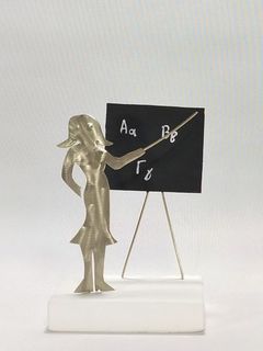 Micro sculpture "Teacher-Woman"  Alpakas NM11101A