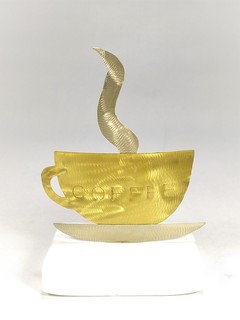 Micro sculpture Cup-Coffee" NM14112 Brass