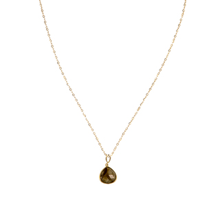 Women's Necklace  KRAMA JEWELS Silver 925-Gold Plated Briole Labradorite KK0699