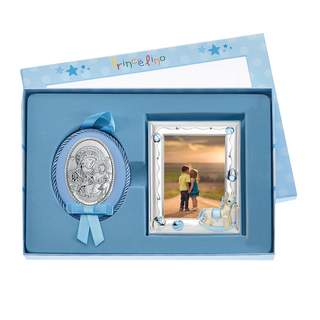 Baby set Silver 925 Frame Carousel-Bedtime Icon Princelino MA-S140-2C