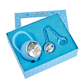 Baby set Silver 925 Pacifier-Pacifier Case Princelino MA/SA002-C