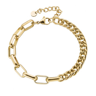 Bracelet Chain Steel 316L Gold IP N-00911G