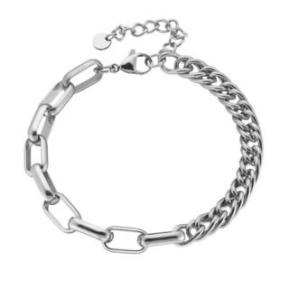 Women's Bracelet Chain Steel 316L Gold IP N-00911 Artcollection