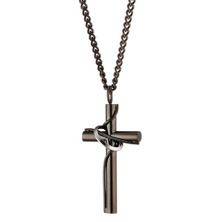 Men's Cross Chain N-01045-1 Steel 316L Artcollection