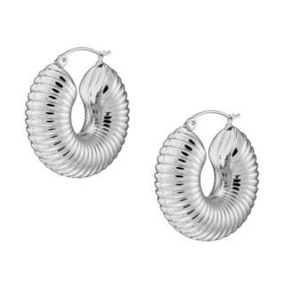 Women's Hoop Earrings  Surgical Steel 316L N-02300 Artcollection