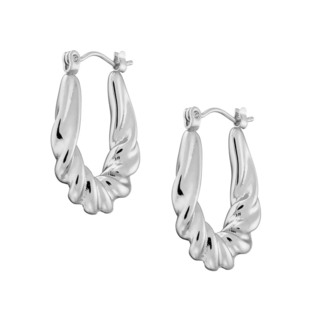Women's Hoop Earrings  Surgical Steel 316L N-02305 Artcollection