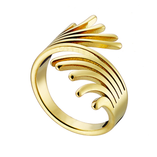 Γυναικείο Δαχτυλίδι Ατσάλι Κίτρινο Χρυσό N-02507G Artcollection