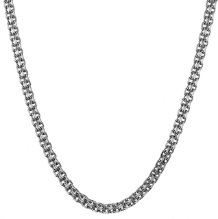 Unisex Neck Chain Steel 316L  N-03575 55cm 6mm Width