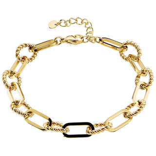 Bracelet Chain Steel 316L Gold IP N-00907G