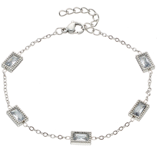 Women's Bracelet NB-01053 Artcollection Steel 316L White Crystals