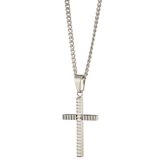 Ανδρικός Σταυρός Αλυσίδα  Ατσάλι 316L N-01311 Artcollection