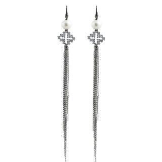 Woman's Earrings Oxette XL- Cross