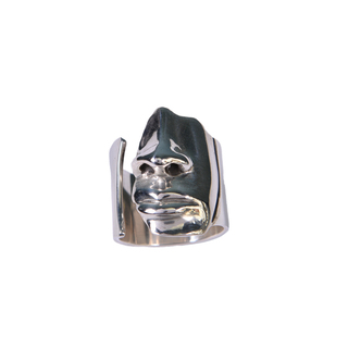 Ανδρικό Χειροποίητο Δαχτυλίδι Πρόσωπο R17 Hibsiea Jewels Ασήμι 950