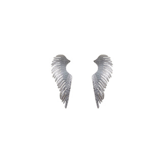 Women's Climber Earrings Wings SC2011S Silver 925