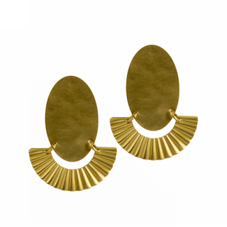 Women's Handmade Earrings SK4043-G  EXNOVO Bronze