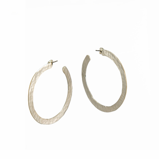 Women's Handmade Hoop Earrings SK4078-S  EXNOVO Alpaca