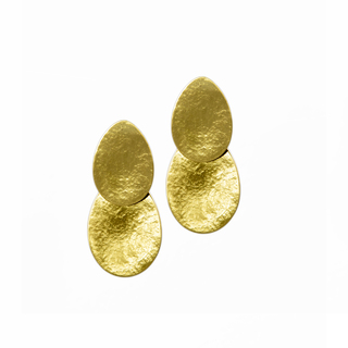 Women's Handmade Long Earrings SK4304A EXNOVO Bronze