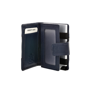 Men's Credit Card-Wallet Visetti XL-WA035M Genuine Leather Blue