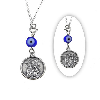 2 Sided Car Amulet Silver with 16mm Eye 109400163.500