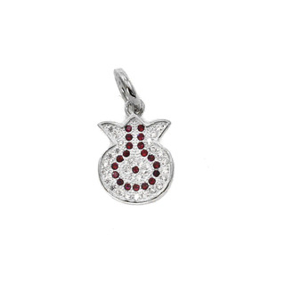Charm Silver 925 Pomegranate Pendant With Zircon 105103143.704