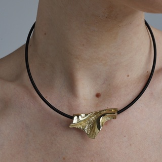 Women's Handmade Necklace Juniper | GK1665-101 Kalliope Brass