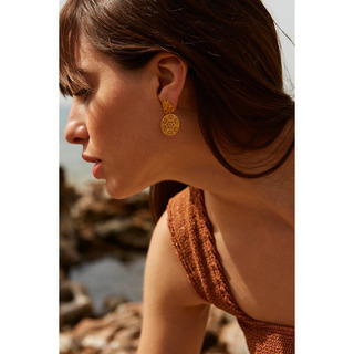 Women's Eretreia Earrings Bronze Desperate Design