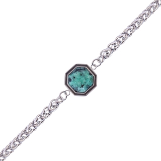 Unisex Bracelet Ares Steel 316L- Mineral Stone H263 Anartxy