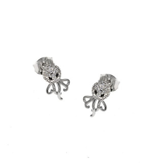 Children's Earrings Octopus Silver 925 Zircon 103102607