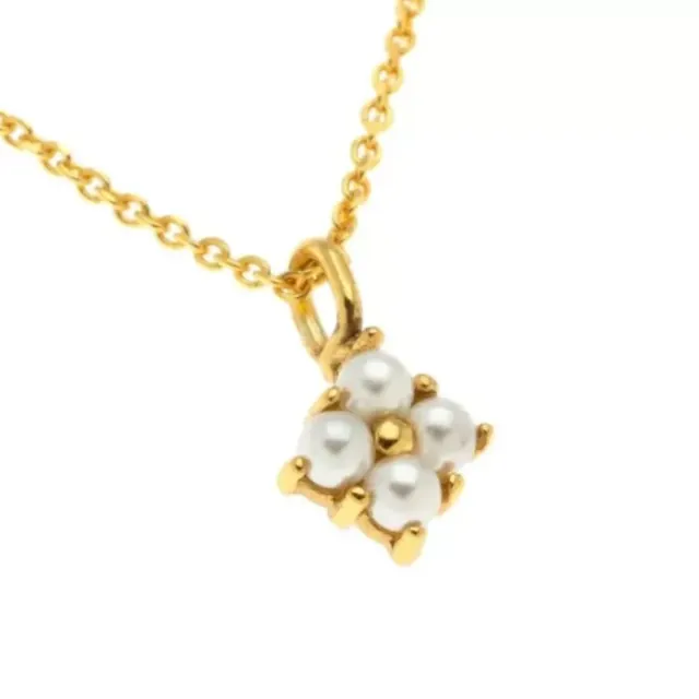 Womens Necklace 32901 Arteon Silver 925-Gold Plated-Pearl