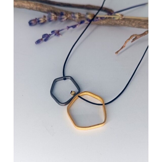 Women's Handmade Twotone Necklace 